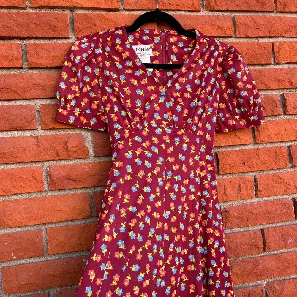 70s cottagecore sundress - Picture 1 of 11
